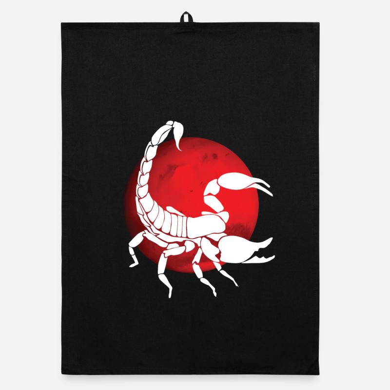 Skorpion Sternzeichen Organic Geschirrtuch