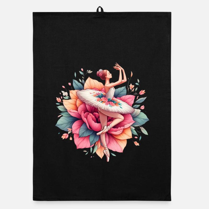 Danseuse de ballet avec tutu Torchon bio