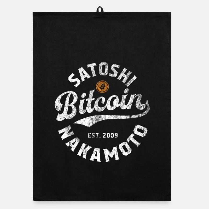 Bitcoin - Nous aimons les crypto-monnaies Torchon bio