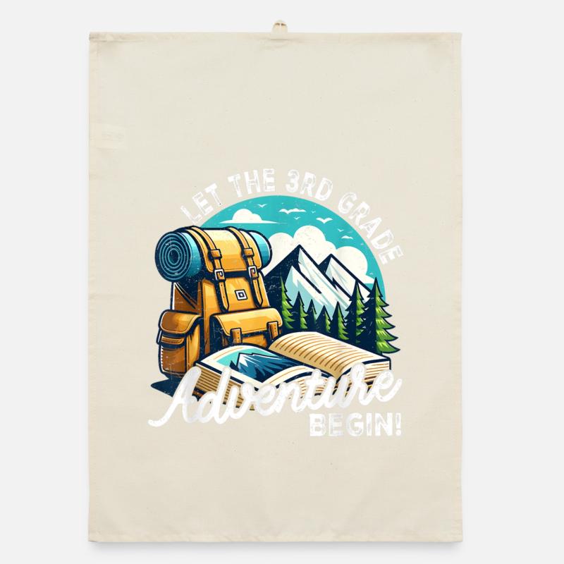 Third Grade Adventure Begins Organic dish towel
