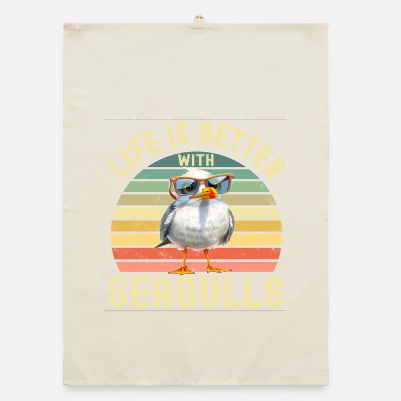 Seagulls Organic dish towel