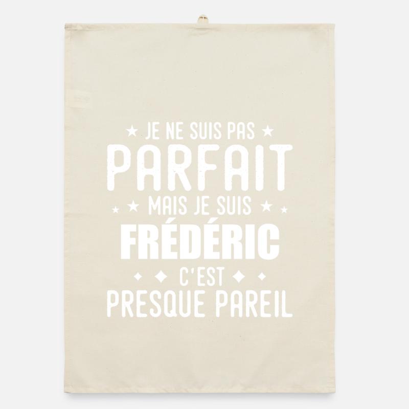 Frédéric: authentic, imperfect, top, perfection Organic dish towel