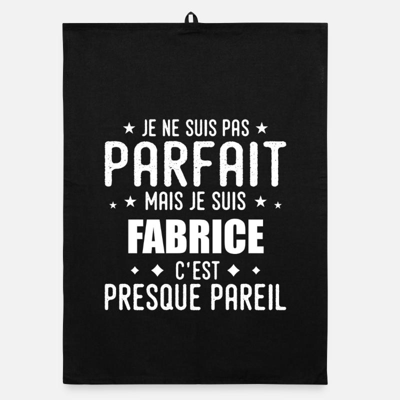 Fabrice: authentic, imperfect, top, perfection Organic dish towel