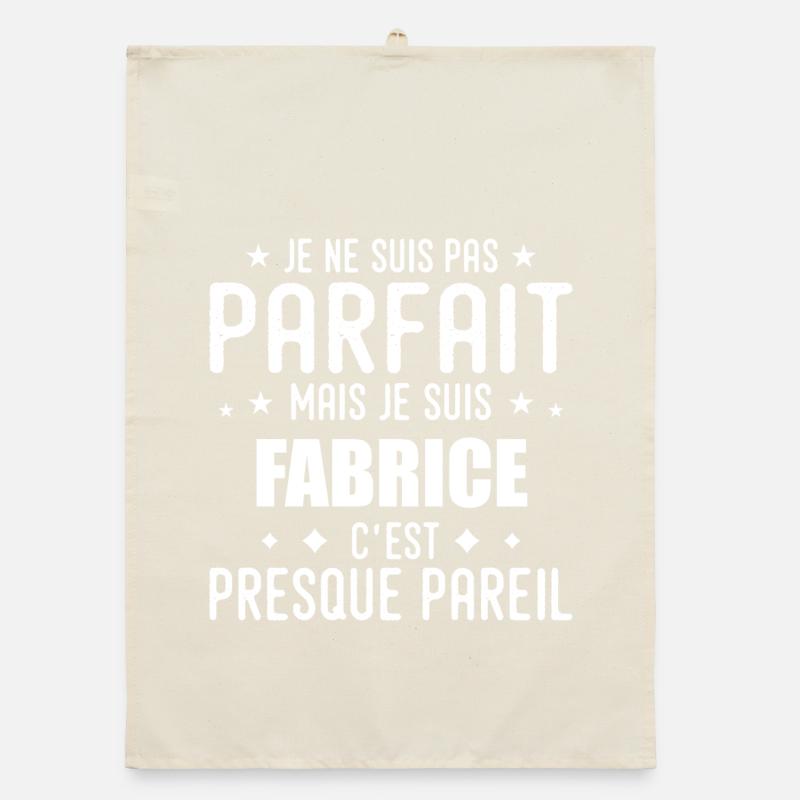 Fabrice: authentic, imperfect, top, perfection Organic dish towel