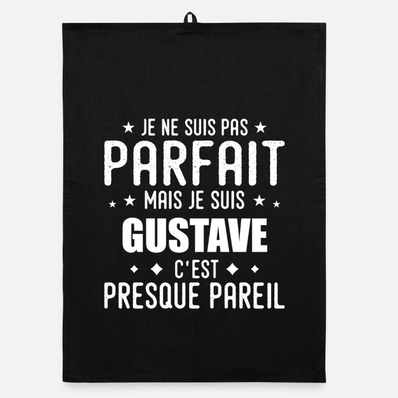 Gustave : authentique, imparfait, top, perfection Torchon bio