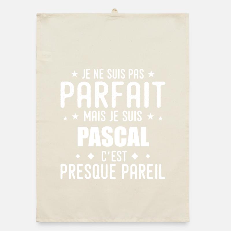 Pascal: authentisch, unvollkommen, oberflächlich, perfekt Organic Geschirrtuch