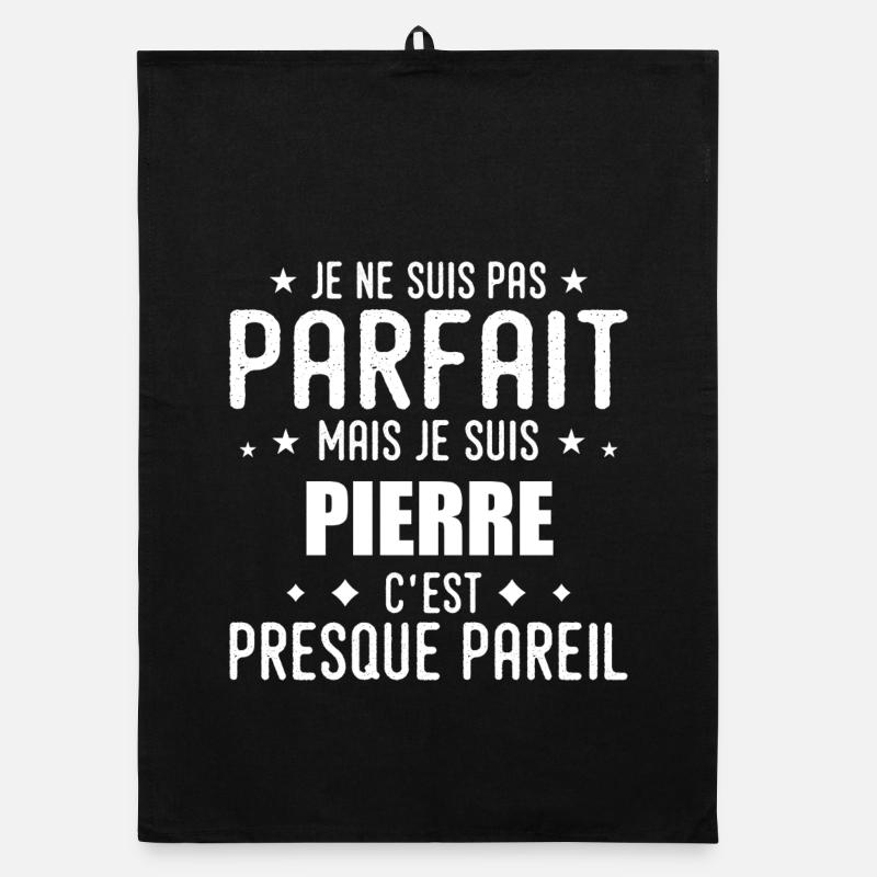 Pierre : authentique, imparfait, top, perfection Torchon bio
