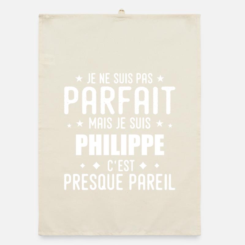 Philippe: authentic, imperfect, top, perfection Organic dish towel