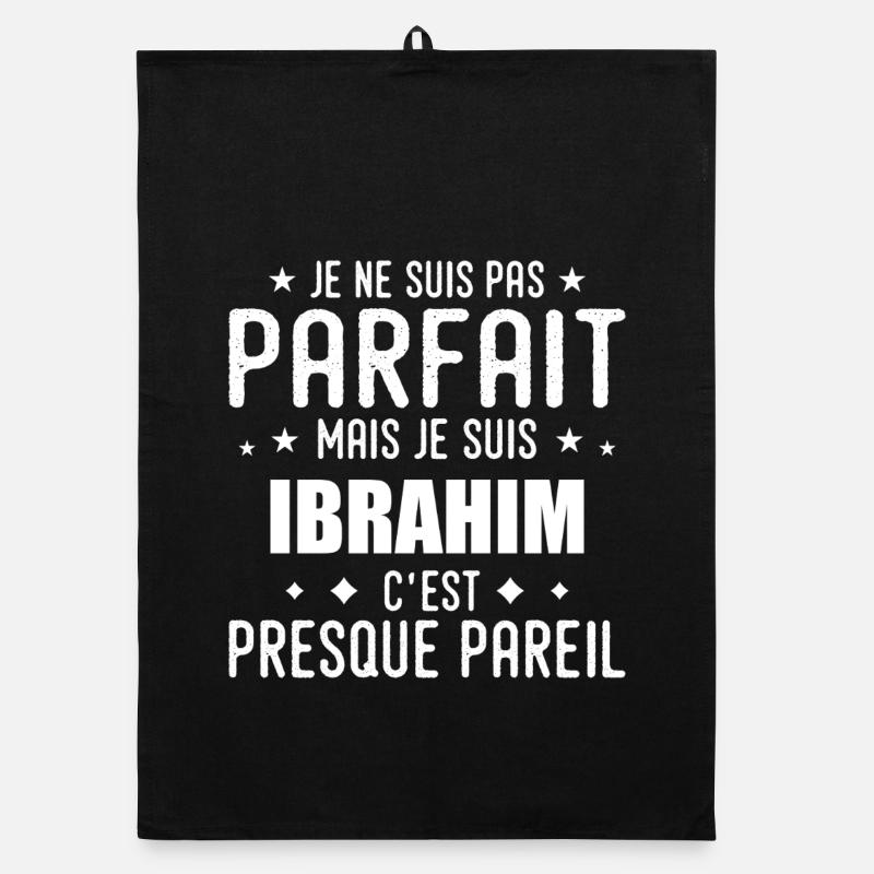Ibrahim : authentique, imparfait, top, perfection Torchon bio