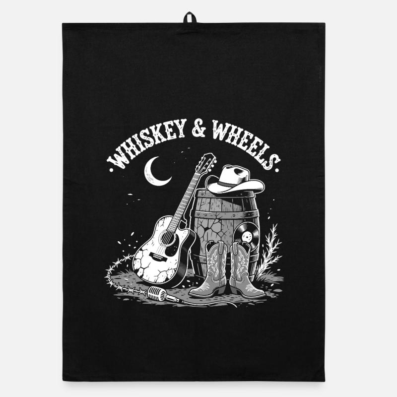 Soirée Ranch Whisky & Wheels Torchon bio