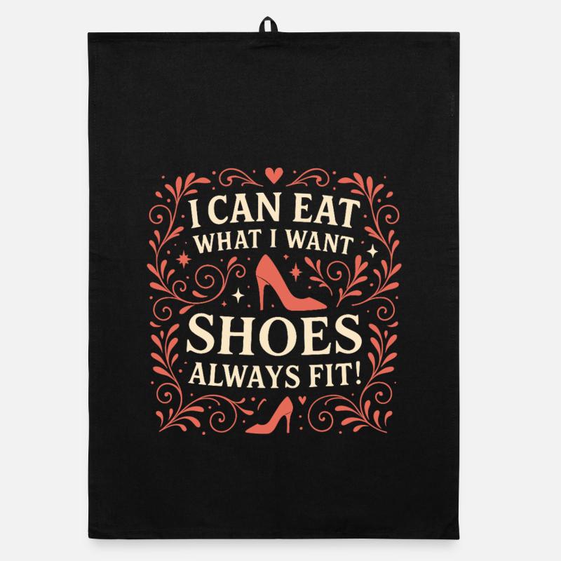 Les chaussures sont toujours en forme - Déclaration de mode Torchon bio