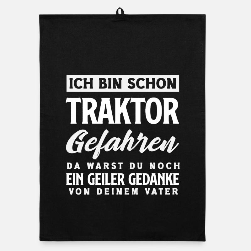 Lustiges Traktor Geschenk Organic Geschirrtuch