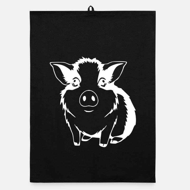 T-shirt cochon d’Inde cadeau Torchon bio