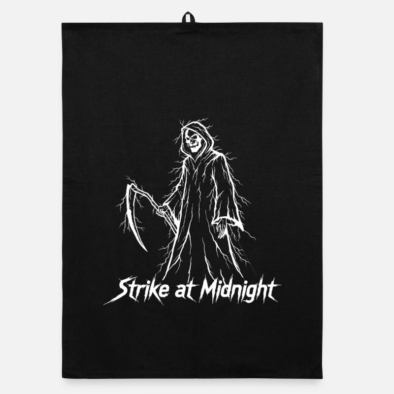 Strike at Midnight Organic Geschirrtuch