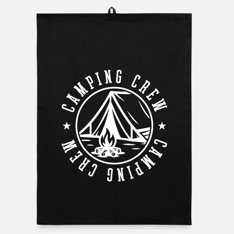 Camping Crew Tente Feu de camp Torchon bio