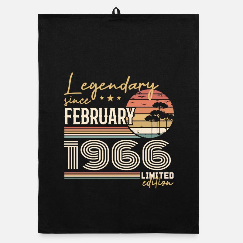 Février 1966 anniversaire 1966 légendes Février Torchon bio