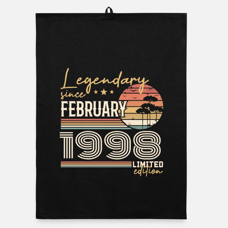 Février 1998 anniversaire 1998 légendes Février Torchon bio