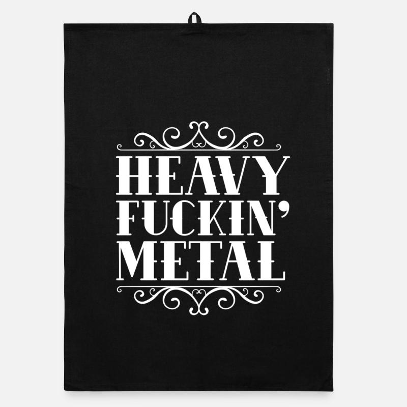 Heavy de métal Torchon bio