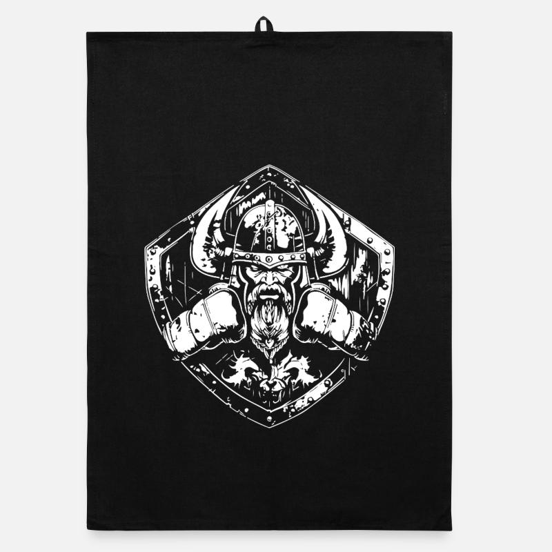 Viking Boxing MMA Organic dish towel