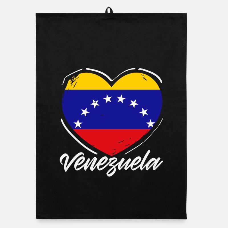 Venezuela Flagge Stolz & Heimat Venezuela Organic Geschirrtuch