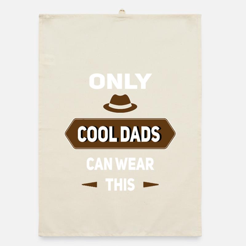 Only Cool Dads Can Wear This - Father's Day Idea Organic dish towel