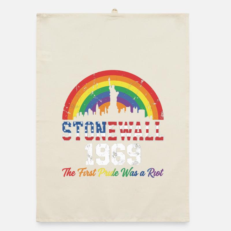Pride Month LGBT - Stonewall 1969 Organic dish towel