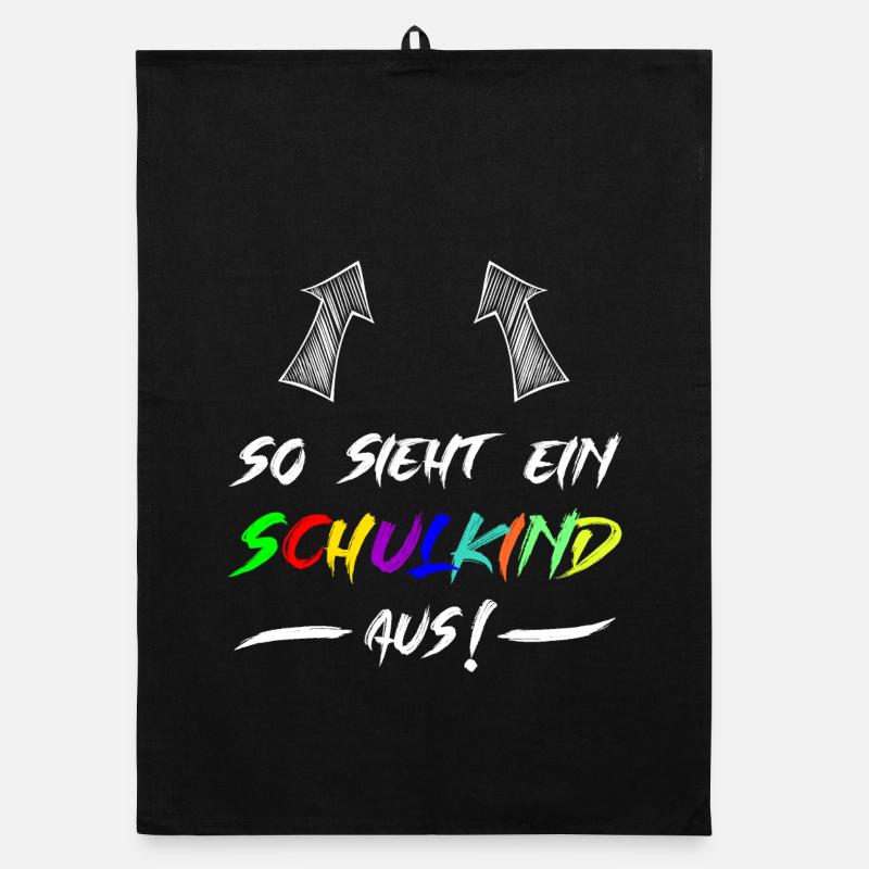 This is what a schoolchild looks like Organic dish towel