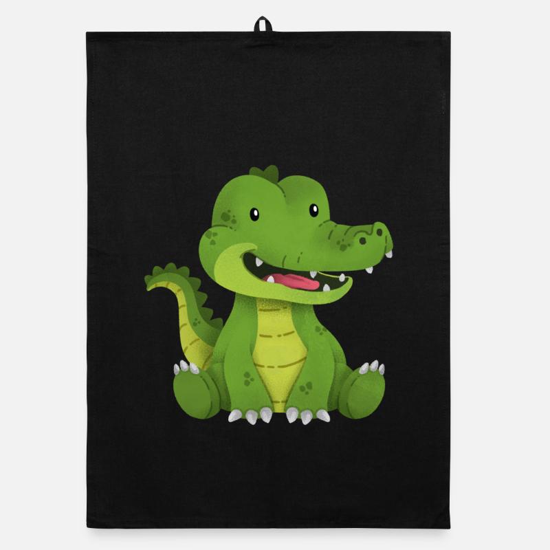 Krokodil Organic Geschirrtuch