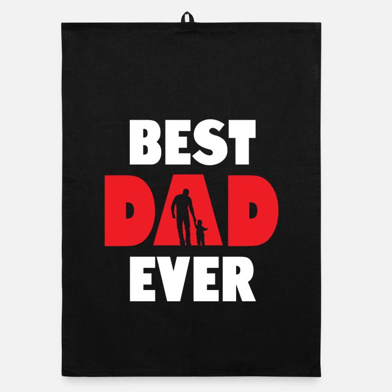 Meilleur papa de tous les temps Torchon bio
