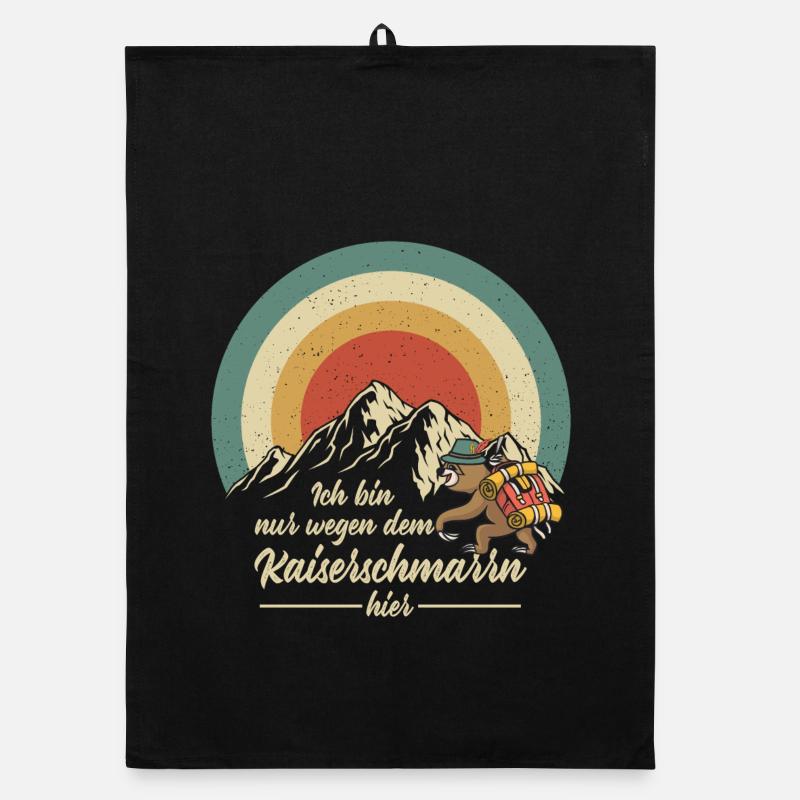 Wandern Kaiserschmarrn  Organic Geschirrtuch