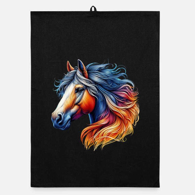Horse Organic dish towel
