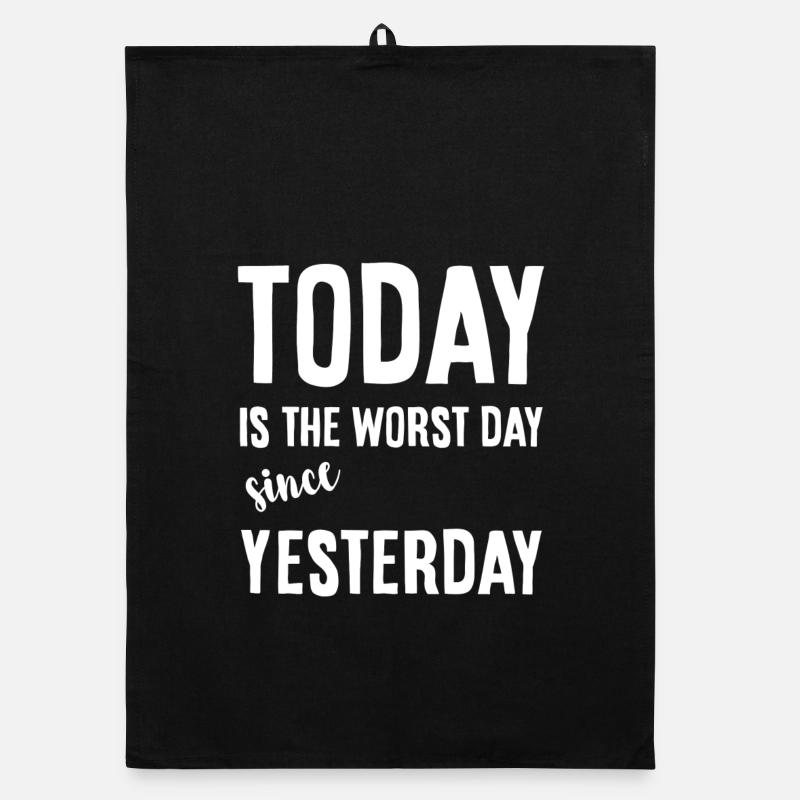 Today is the worst day Organic dish towel
