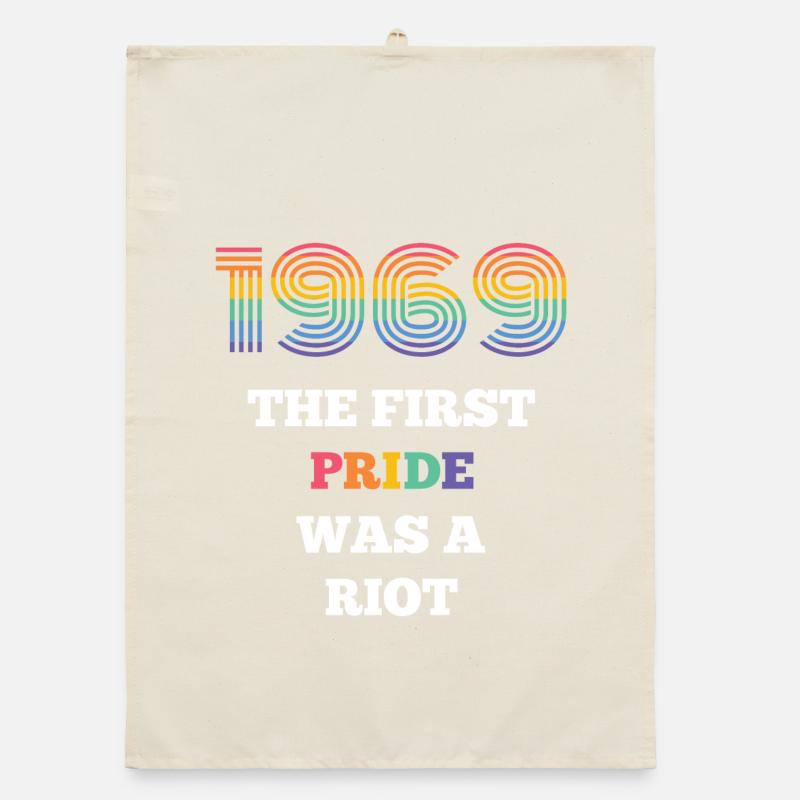 LGBT Pride Month - Die erste Pride war ein Aufruhr Organic Geschirrtuch