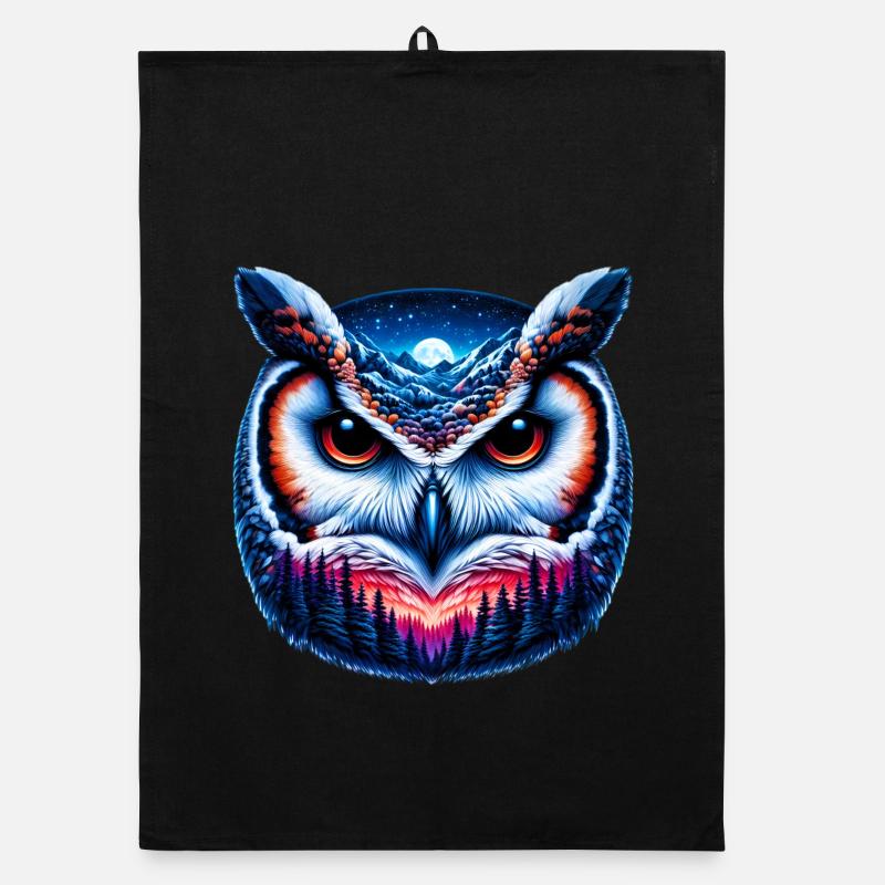 Owl Organic dish towel