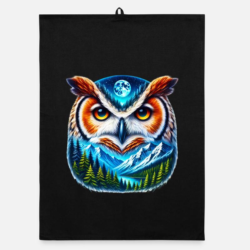 Owl Organic dish towel