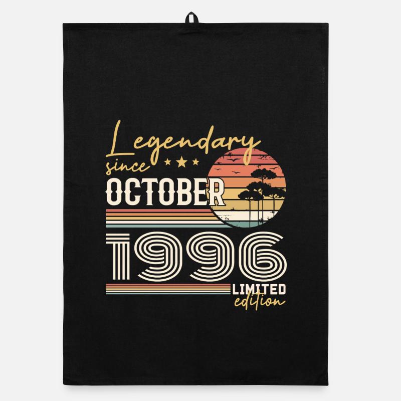 October 1996 Gift - Awesome Since October 1996 Organic dish towel