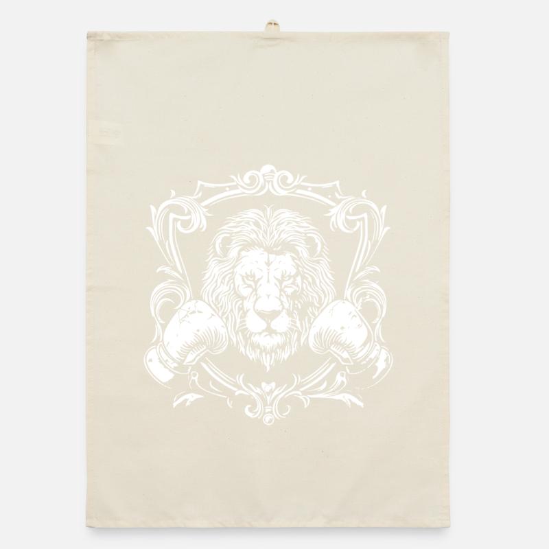 gants de boxe Lion Boxer Torchon bio