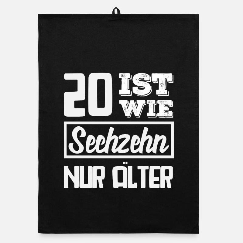 Lustiges Geschenk Zum 20. Geburtstag Organic Geschirrtuch
