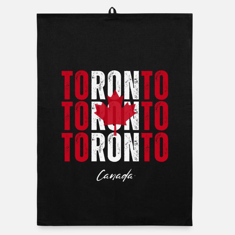 Toronto, Canada, j’adore Toronto Torchon bio