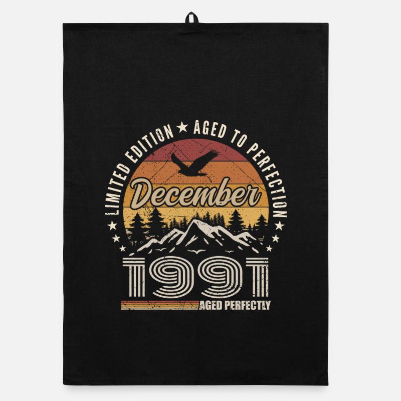 Décembre 1991 Édition Originale Cadeau décembre  Torchon bio