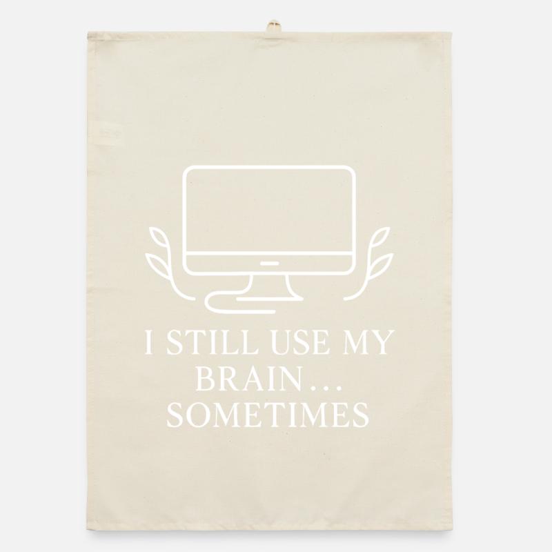 Brain User Sometimes Organic dish towel