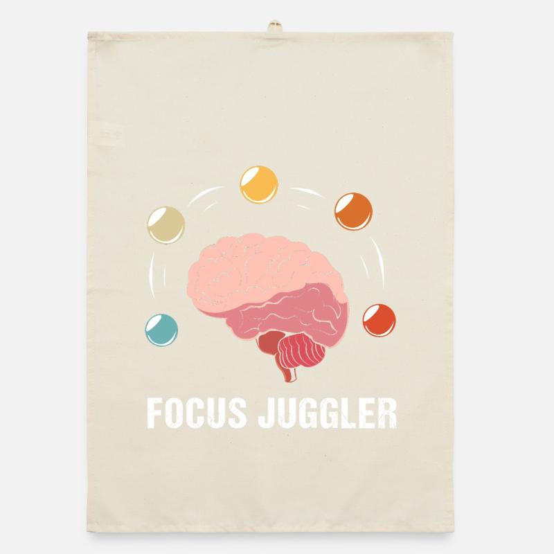 Autism Gift Autistic ADHD Asperger's Organic dish towel