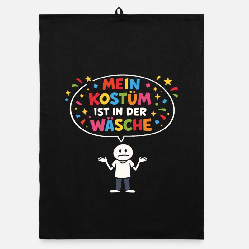 Costume Replacement Carnival Carnival Funny Saying Organic dish towel