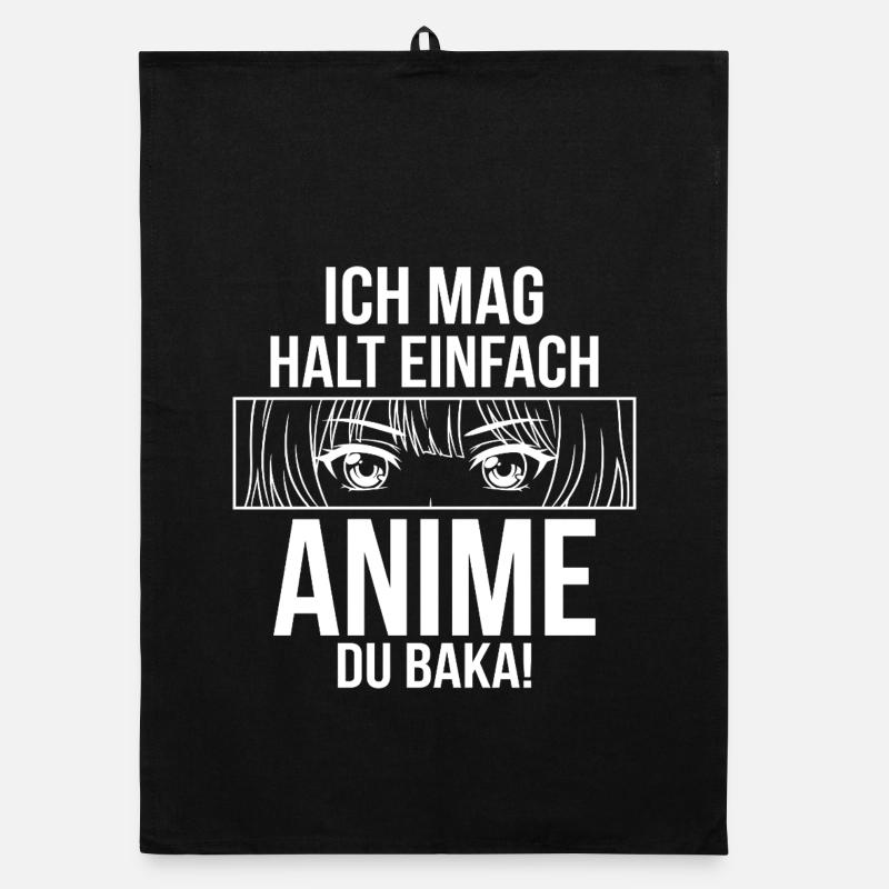 Baka Saying d’anime – Design otaku drôle Torchon bio