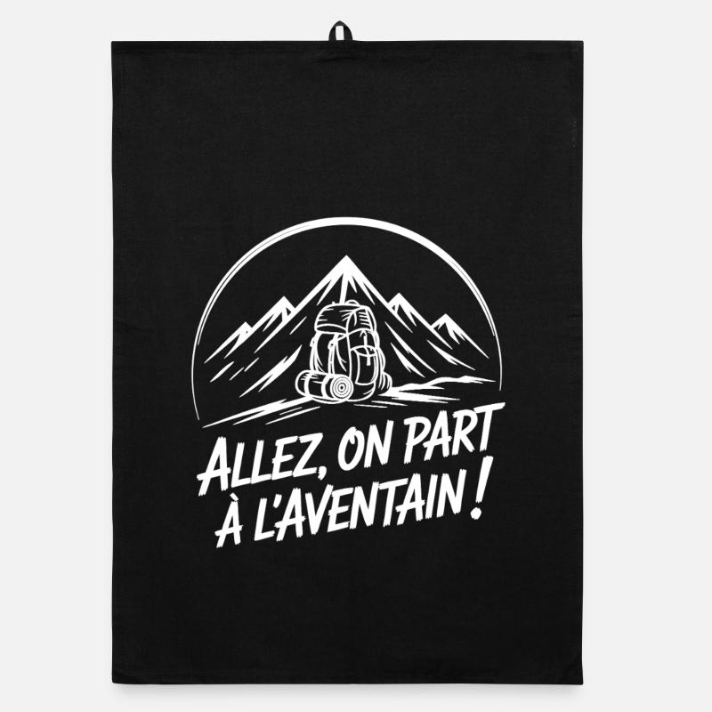 Abenteuer-Rucksackwandern Organic Geschirrtuch