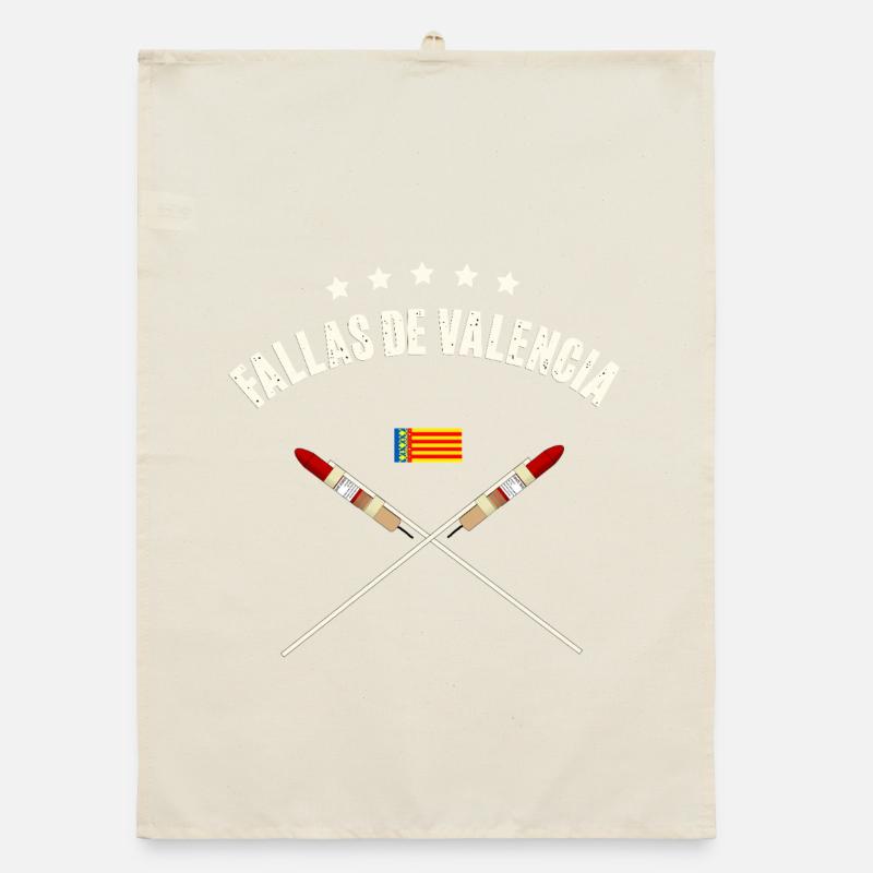 Fallas De Valencia Rocket Organic Geschirrtuch