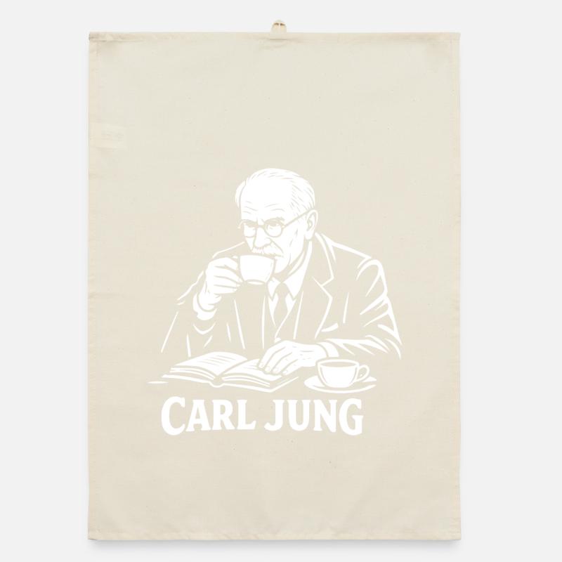 Carl Jung Kaffee-Studien-Tee Organic Geschirrtuch