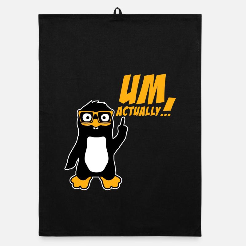 Le Pingouin devient le logo du nerd vraiment drôle Torchon bio