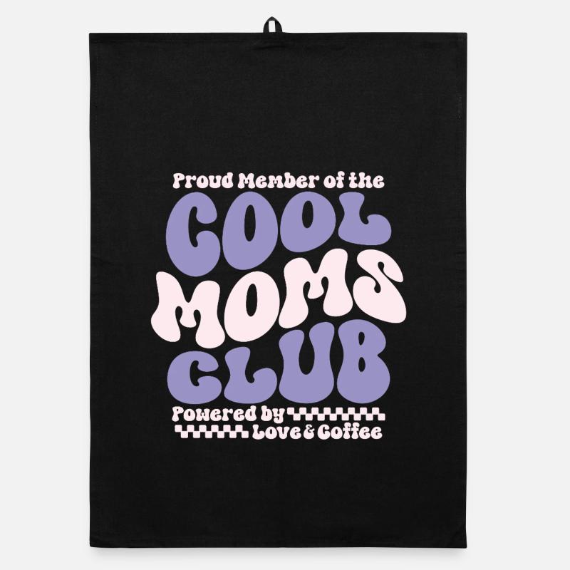 Mama Geschenk Muttertag - Cool Moms Club Organic Geschirrtuch