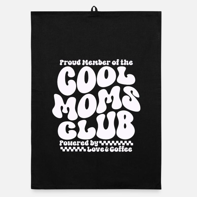 Mama Geschenk Muttertag - Cool Moms Club Organic Geschirrtuch